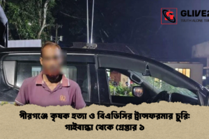 পীরগঞ্জে কৃষক হত্যা ও বিএডিসির ট্রান্সফরমার চুরি: গাইবান্ধা থেকে গ্রেপ্তার ১