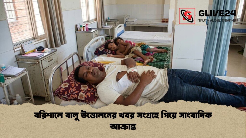 বরিশালে বালু উত্তোলনের খবর সংগ্রহে গিয়ে সাংবাদিক আক্রান্ত 1 বরিশালে বালু উত্তোলনের খবর সংগ্রহে গিয়ে সাংবাদিক আক্রান্ত