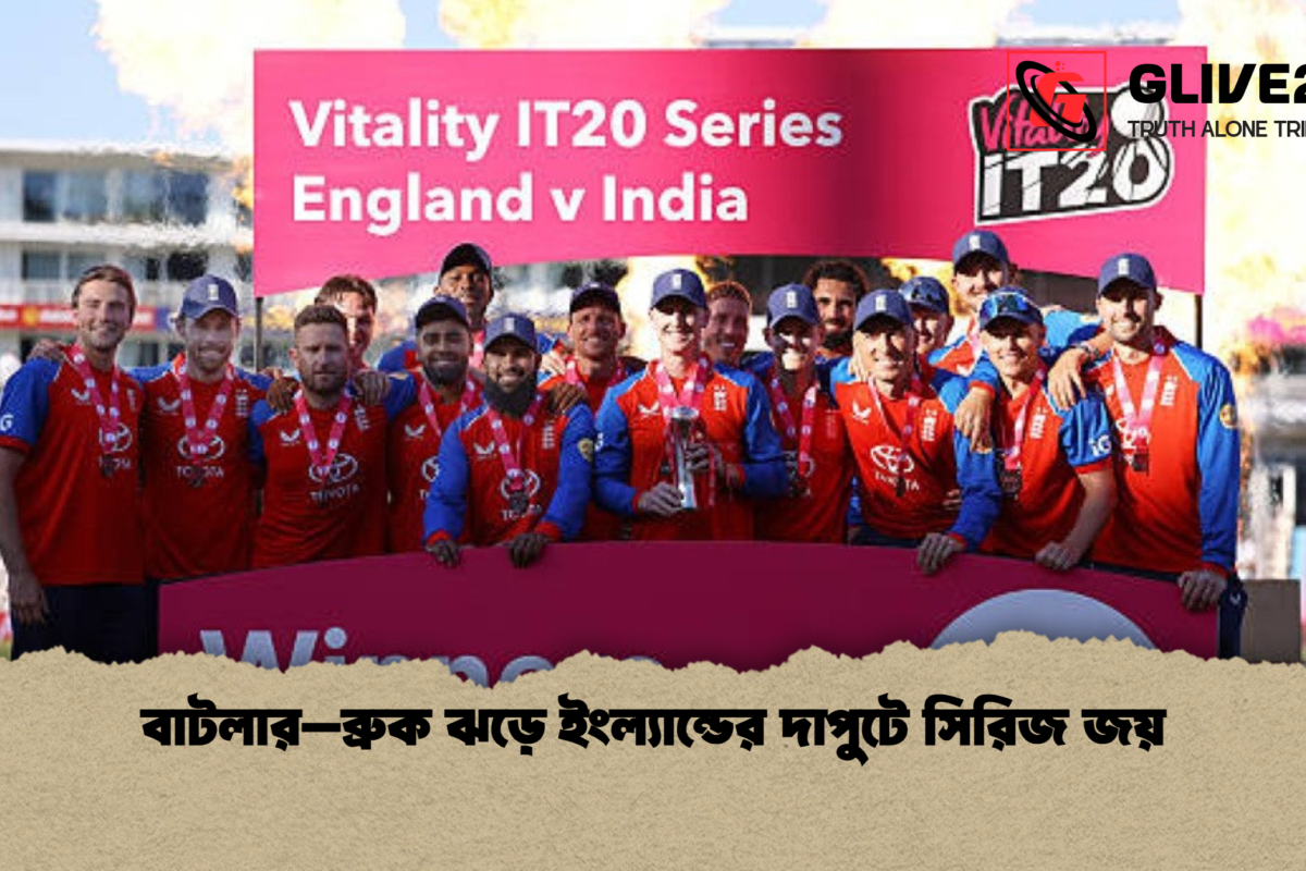 বাটলার–ব্রুক ঝড়ে ইংল্যান্ডের দাপুটে সিরিজ জয়