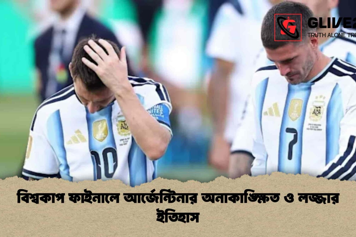 বিশ্বকাপ ফাইনালে আর্জেন্টিনার অনাকাঙ্ক্ষিত ও লজ্জার ইতিহাস