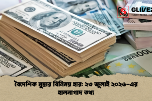 বৈদেশিক মুদ্রার বিনিময় হার: ২৩ জুলাই ২০২৬-এর হালনাগাদ তথ্য