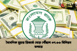 বৈদেশিক মুদ্রার রিজার্ভ বেড়ে পৌঁছাল ৩৭.৬৬ বিলিয়ন ডলারে