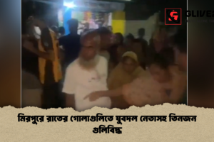 মিরপুরে রাতের গোলাগুলিতে যুবদল নেতাসহ তিনজন গুলিবিদ্ধ