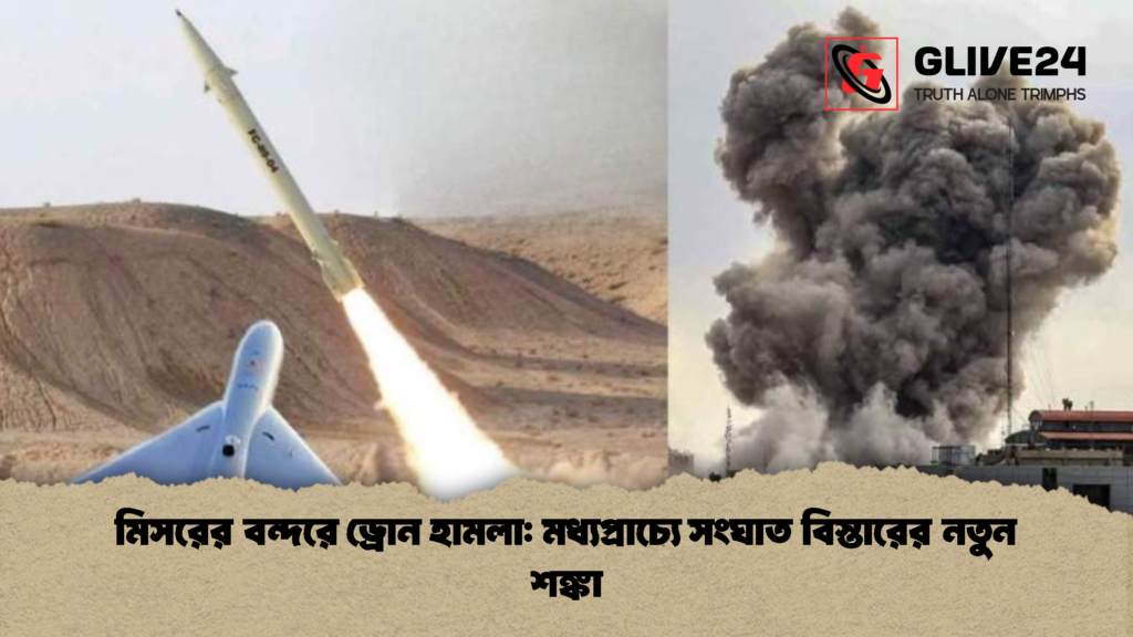 মিসরের বন্দরে ড্রোন হামলা: মধ্যপ্রাচ্যে সংঘাত বিস্তারের নতুন শঙ্কা মিসরের বন্দরে ড্রোন হামলা মধ্যপ্রাচ্যে সংঘাত বিস্তারের নতুন শঙ্কা 2 মিসরের বন্দরে ড্রোন হামলা: মধ্যপ্রাচ্যে সংঘাত বিস্তারের নতুন শঙ্কা