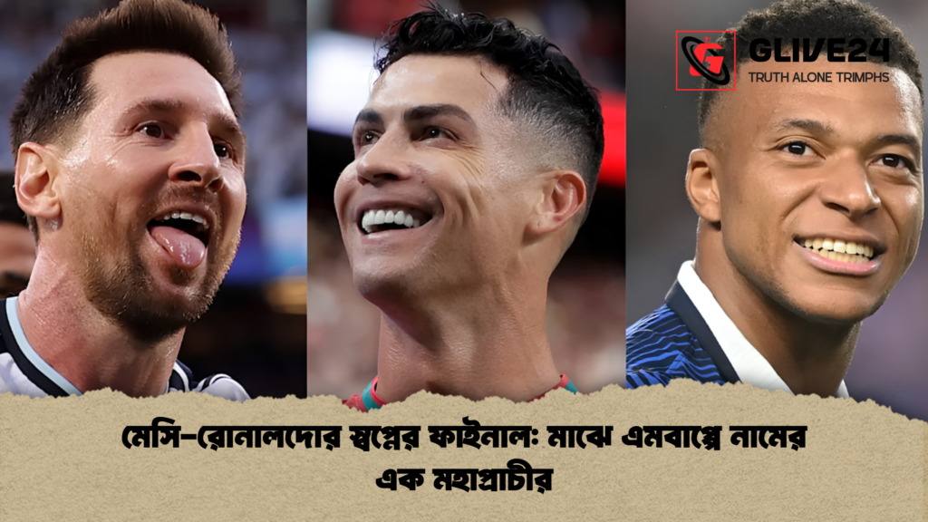 মেসি রোনালদোর স্বপ্নের ফাইনাল মাঝে এমবাপ্পে নামের এক মহাপ্রাচীর 1 মেসি-রোনালদোর স্বপ্নের ফাইনাল: মাঝে এমবাপ্পে নামের এক মহাপ্রাচীর