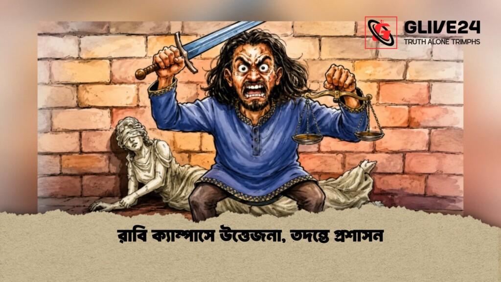 রাবি ক্যাম্পাসে উত্তেজনা তদন্তে প্রশাসন 1 রাবি ক্যাম্পাসে উত্তেজনা, তদন্তে প্রশাসন