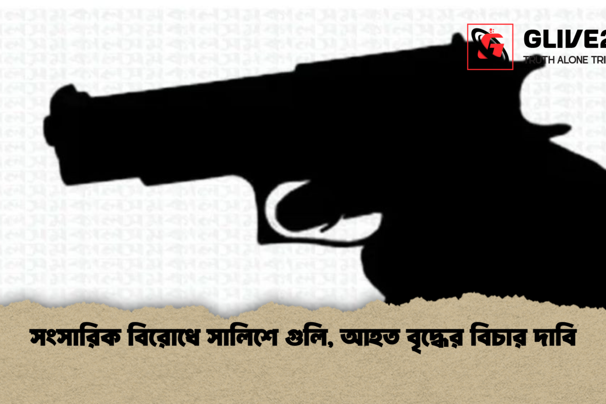 সংসারিক বিরোধে সালিশে গুলি, আহত বৃদ্ধের বিচার দাবি