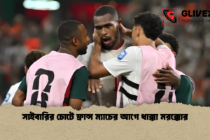 সাইবারির চোটে ফ্রান্স ম্যাচের আগে ধাক্কা মরক্কোর