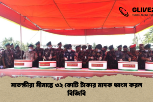 সাতক্ষীরা সীমান্তে ৩২ কোটি টাকার মাদক ধ্বংস করল বিজিবি
