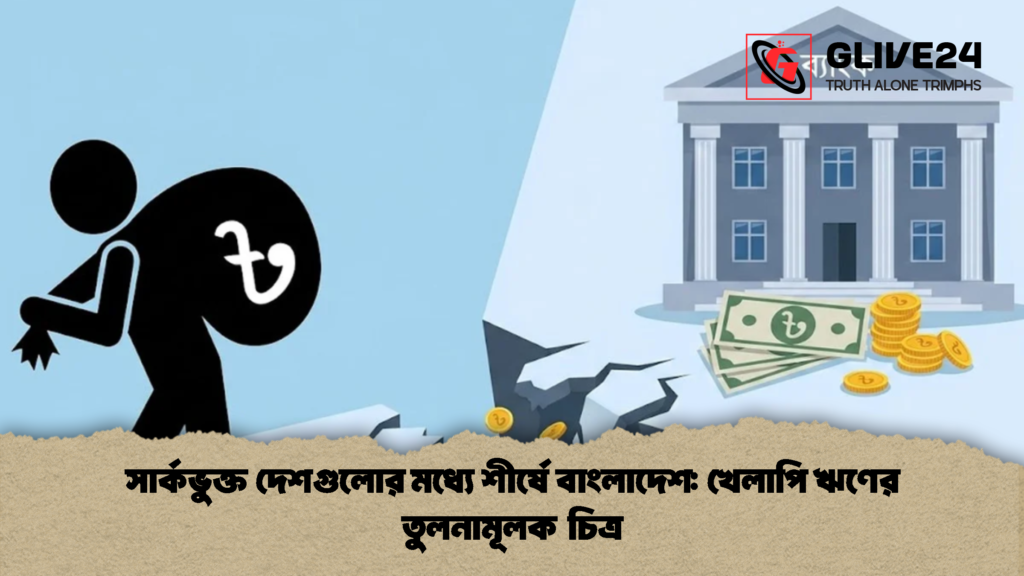 সার্কভুক্ত দেশগুলোর মধ্যে শীর্ষে বাংলাদেশ খেলাপি ঋণের তুলনামূলক চিত্র 1 সার্কভুক্ত দেশগুলোর মধ্যে শীর্ষে বাংলাদেশ: খেলাপি ঋণের তুলনামূলক চিত্র