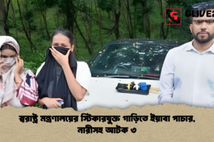 স্বরাষ্ট্র মন্ত্রণালয়ের স্টিকারযুক্ত গাড়িতে ইয়াবা পাচার, নারীসহ আটক ৩