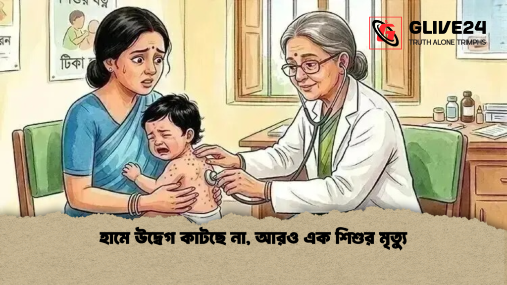 হামে উদ্বেগ কাটছে না আরও এক শিশুর মৃত্যু হামে উদ্বেগ কাটছে না, আরও এক শিশুর মৃত্যু