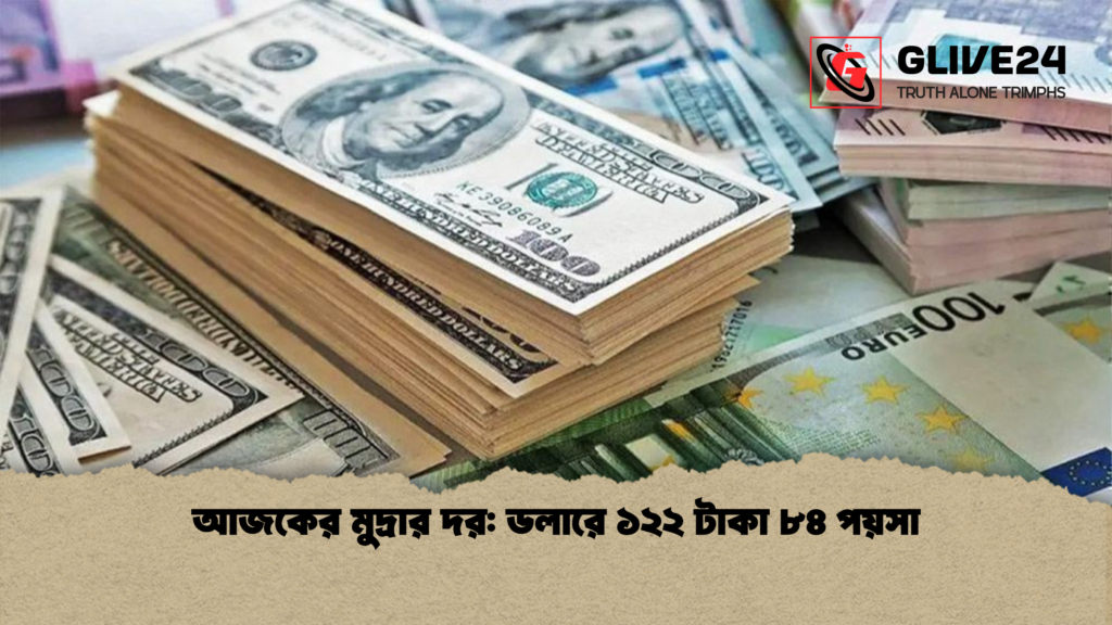 আজকের মুদ্রার দর: ডলারে ১২২ টাকা ৮৪ পয়সা আজকের মুদ্রার দর ডলারে ১২২ টাকা ৮৪ পয়সা আজকের মুদ্রার দর: ডলারে ১২২ টাকা ৮৪ পয়সা