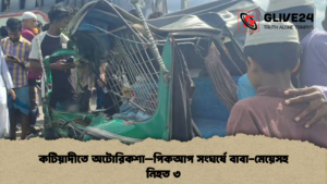 কটিয়াদীতে অটোরিকশা–পিকআপ সংঘর্ষে বাবা মেয়েসহ নিহত ৩ কটিয়াদীতে অটোরিকশা–পিকআপ সংঘর্ষে বাবা-মেয়েসহ নিহত ৩