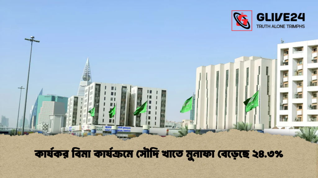 কার্যকর বিমা কার্যক্রমে সৌদি খাতে মুনাফা বেড়েছে ২৪.৩%