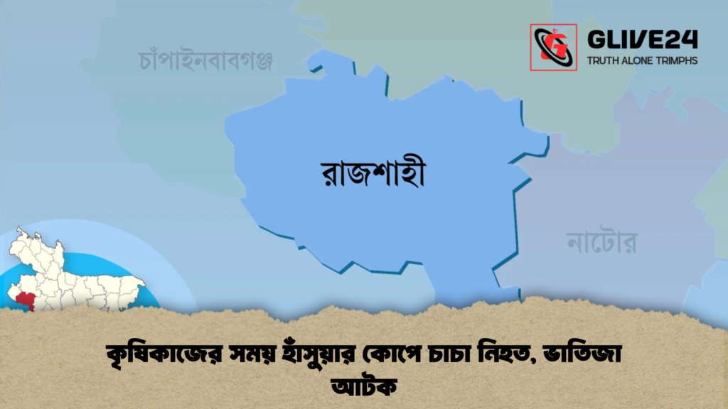 কৃষিকাজের সময় হাঁসুয়ার কোপে চাচা নিহত ভাতিজা আটক 1 কৃষিকাজের সময় হাঁসুয়ার কোপে চাচা নিহত, ভাতিজা আটক