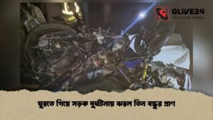 ঘুরতে গিয়ে সড়ক দুর্ঘটনায় ঝরল তিন বন্ধুর প্রাণ