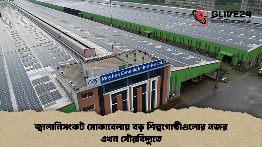 জ্বালানিসংকট মোকাবেলায় বড় শিল্পগোষ্ঠীগুলোর নজর এখন সৌরবিদ্যুতে