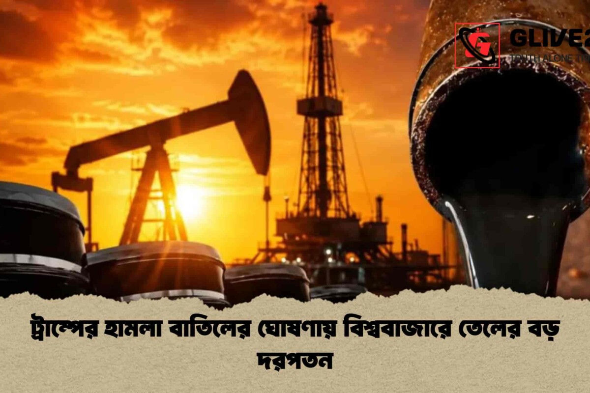 ট্রাম্পের হামলা বাতিলের ঘোষণায় বিশ্ববাজারে তেলের বড় দরপতন
