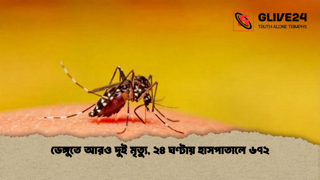 ডেঙ্গুতে আরও দুই মৃত্যু ২৪ ঘণ্টায় হাসপাতালে ৬৭২ 1 ডেঙ্গুতে আরও দুই মৃত্যু, ২৪ ঘণ্টায় হাসপাতালে ৬৭২
