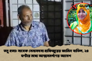 তনু হত্যা: সাবেক সেনাসদস্য হাফিজুরের জামিন বাতিল, ২৪ ঘণ্টার মধ্যে আত্মসমর্পণের আদেশ