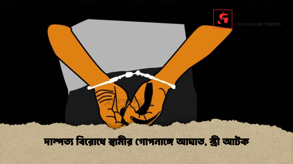 দাম্পত্য বিরোধে স্বামীর গোপনাঙ্গে আঘাত স্ত্রী আটক 1 দাম্পত্য বিরোধে স্বামীর গোপনাঙ্গে আঘাত, স্ত্রী আটক