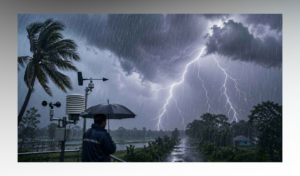 দেশের ১২ অঞ্চলে ঘণ্টায় ৬০ কিমি বেগে ঝোড়ো হাওয়াসহ বৃষ্টির শঙ্কা