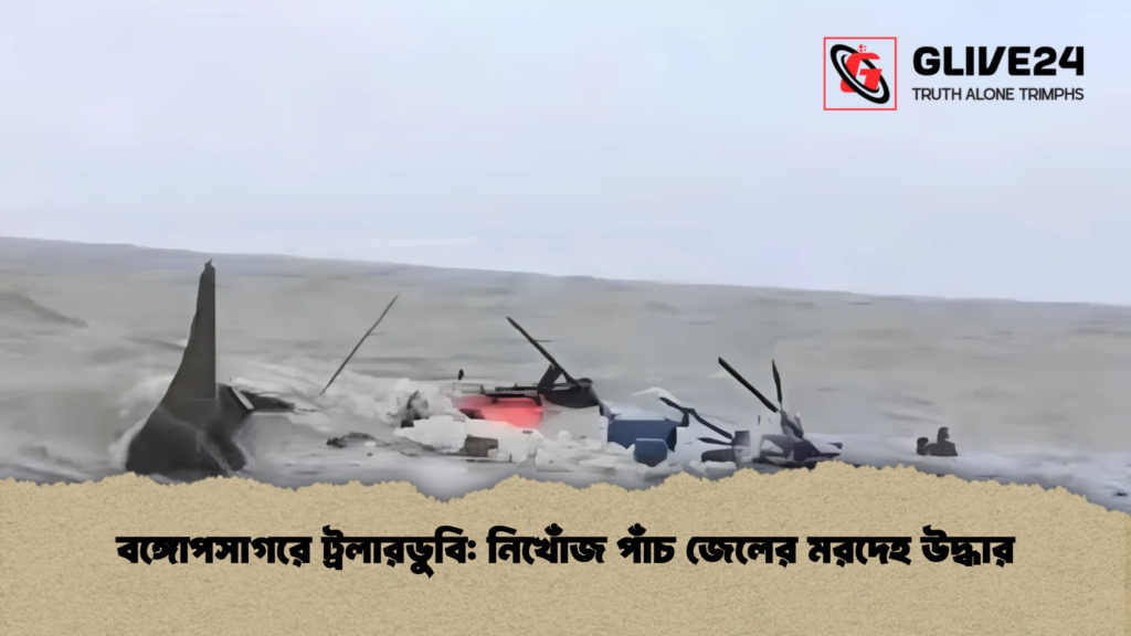 বঙ্গোপসাগরে ট্রলারডুবি নিখোঁজ পাঁচ জেলের মরদেহ উদ্ধার