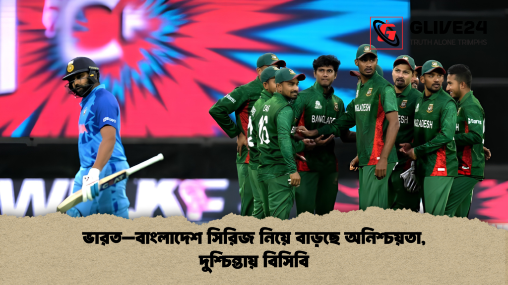 ভারত–বাংলাদেশ সিরিজ নিয়ে বাড়ছে অনিশ্চয়তা দুশ্চিন্তায় বিসিবি 1 ভারত–বাংলাদেশ সিরিজ নিয়ে বাড়ছে অনিশ্চয়তা, দুশ্চিন্তায় বিসিবি