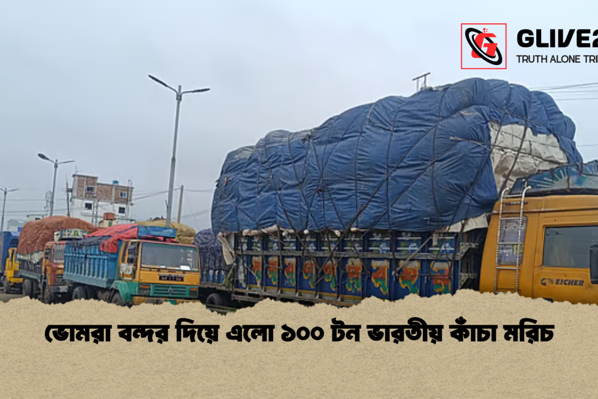 ভোমরা বন্দর দিয়ে এলো ১০০ টন ভারতীয় কাঁচা মরিচ