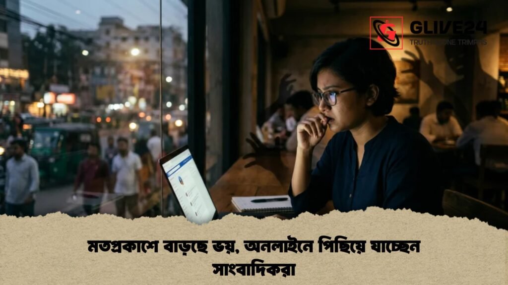 মতপ্রকাশে বাড়ছে ভয়, অনলাইনে পিছিয়ে যাচ্ছেন সাংবাদিকরা