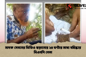 মাদক সেবনের ভিডিও ছড়ানোর ২৪ ঘণ্টার মধ্যে বহিষ্কার বিএনপি নেতা