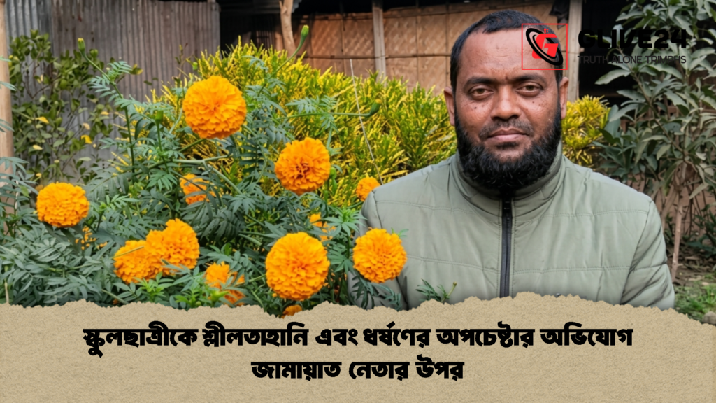 স্কুলছাত্রীকে শ্লীলতাহানি এবং ধর্ষণের অপচেষ্টার অভিযোগ জামায়াত নেতার উপর 2 স্কুলছাত্রীকে শ্লীলতাহানি এবং ধর্ষণের অপচেষ্টার অভিযোগ জামায়াত নেতার উপর