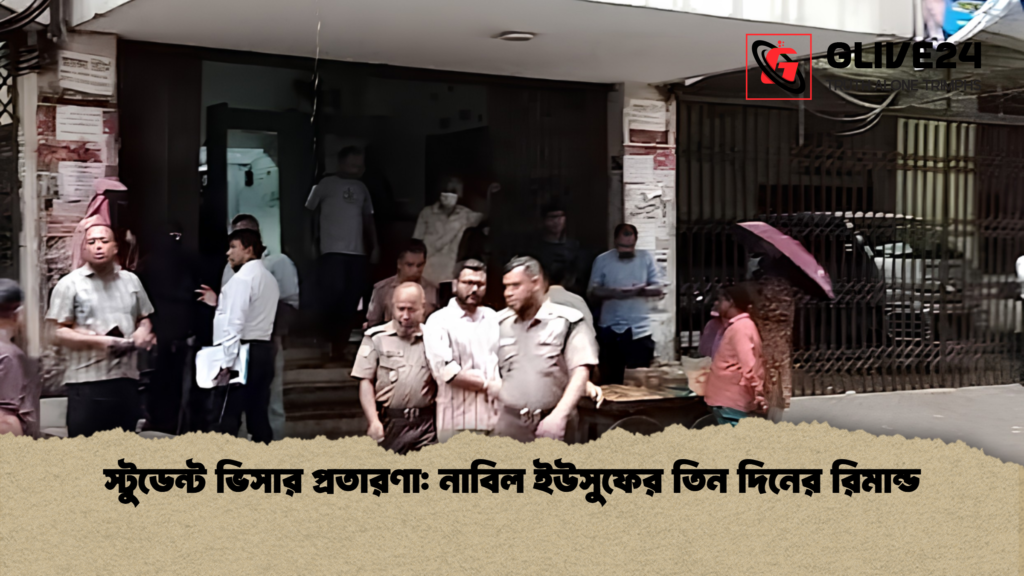 স্টুডেন্ট ভিসার প্রতারণা: নাবিল ইউসুফের তিন দিনের রিমান্ড 3 স্টুডেন্ট ভিসার প্রতারণা নাবিল ইউসুফের তিন দিনের রিমান্ড 1 স্টুডেন্ট ভিসার প্রতারণা: নাবিল ইউসুফের তিন দিনের রিমান্ড