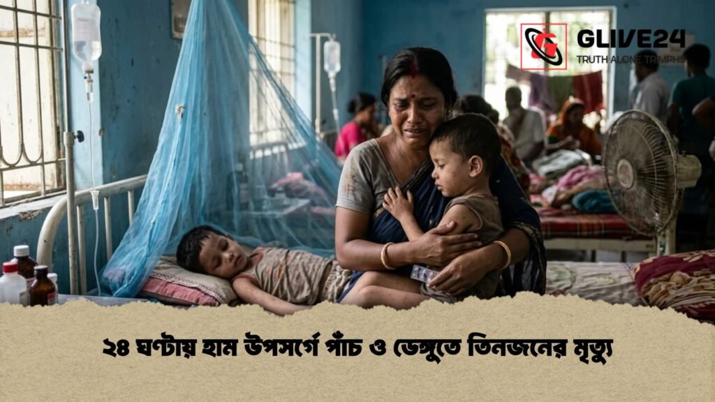 ২৪ ঘণ্টায় হাম উপসর্গে পাঁচ ও ডেঙ্গুতে তিনজনের মৃত্যু