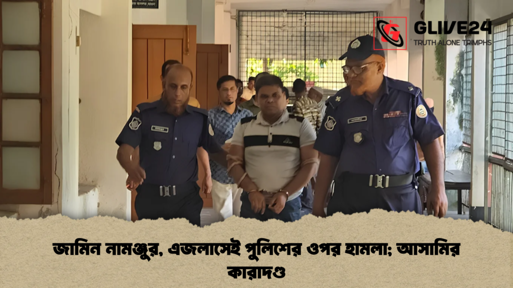 জামিন নামঞ্জুর, এজলাসেই পুলিশের ওপর হামলা; আসামির কারাদণ্ড 1 জামিন নামঞ্জুর, এজলাসেই পুলিশের ওপর হামলা; আসামির কারাদণ্ড