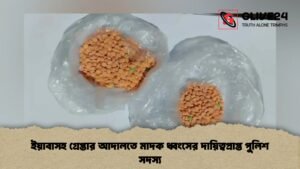 ইয়াবাসহ গ্রেপ্তার আদালতে মাদক ধ্বংসের দায়িত্বপ্রাপ্ত পুলিশ সদস্য