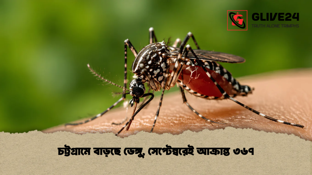 চট্টগ্রামে বাড়ছে ডেঙ্গু, সেপ্টেম্বরেই আক্রান্ত ৩৬৭