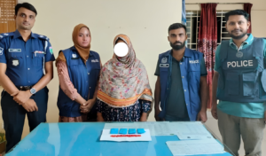 দোয়ারাবাজারে ৬৩০ পিস ইয়াবাসহ নারী গ্রেফতার