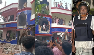 পাবনায় শিশু কলি ধর্ষণ ও হত্যা মামলার আসামির বাড়ি ভাঙচুর