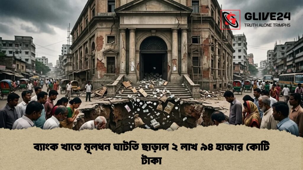ব্যাংক খাতে মূলধন ঘাটতি ছাড়াল ২ লাখ ৯৪ হাজার কোটি টাকা