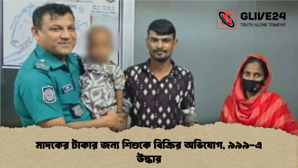 মাদকের টাকার জন্য শিশুকে বিক্রির অভিযোগ, ৯৯৯-এ উদ্ধার