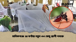 মানিকগঞ্জে ২৪ ঘণ্টায় নতুন ৩৩ ডেঙ্গু রোগী শনাক্ত