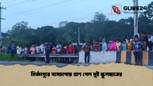 মির্জাপুরে বাসচাপায় প্রাণ গেল দুই স্কুলছাত্রের