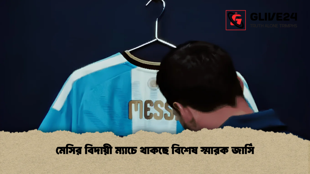 মেসির বিদায়ী ম্যাচে থাকছে বিশেষ স্মারক জার্সি