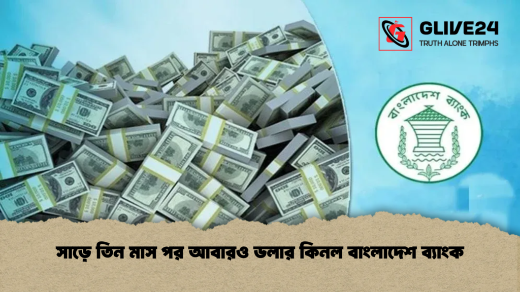 সাড়ে তিন মাস পর আবারও ডলার কিনল বাংলাদেশ ব্যাংক সাড়ে তিন মাস পর আবারও ডলার কিনল বাংলাদেশ ব্যাংক