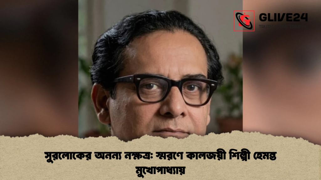 সুরলোকের অনন্য নক্ষত্র স্মরণে কালজয়ী শিল্পী হেমন্ত মুখোপাধ্যায়