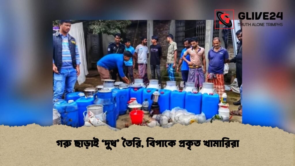 গরু ছাড়াই ‘দুধ’ তৈরি, বিপাকে প্রকৃত খামারিরা