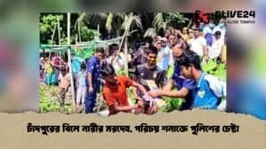 চাঁদপুরের বিলে নারীর মরদেহ, পরিচয় শনাক্তে পুলিশের চেষ্টা