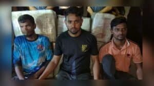 চেসিসের আড়ালে ১২০ কেজি গাঁজা, আটক তিন